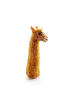 Sew Heart Felt Lionel Llama Finger Puppet