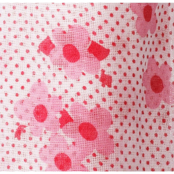 Piccalilly Pink Floral Muslin Swaddle