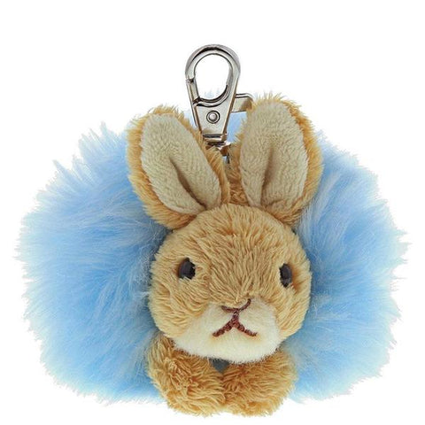 Peter Rabbit Plush Pom Pom Keyring By Gund