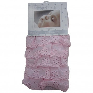 Pitter Patter Frilly Bottom Baby Tights