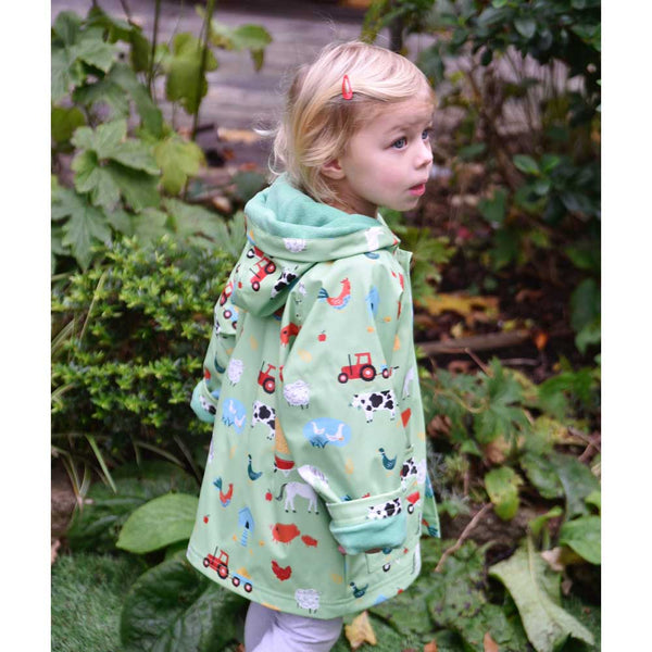 Farm Yard Animals Raincoat