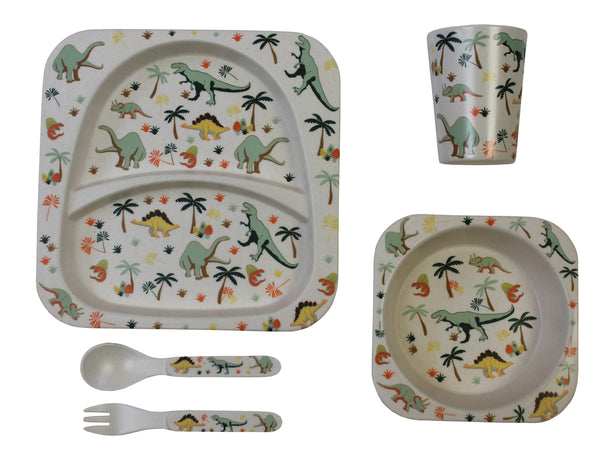 Powell Craft Dinosaur Bamboo Dining Set