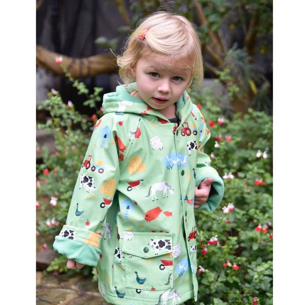 Farm Yard Animals Raincoat