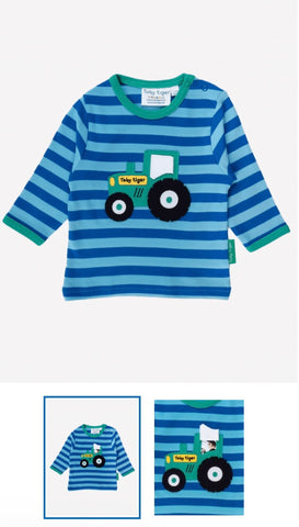 Toby Tiger Tractor Lift Flap T-shirt