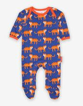 Toby Tiger Tiger Print Footed Sleepsuit