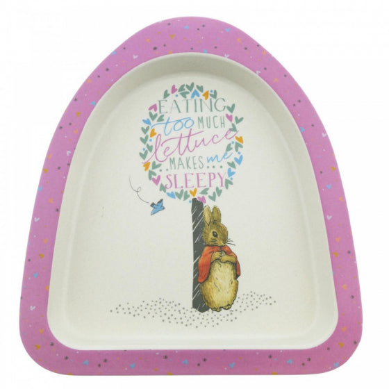 Flopsy Bunny Bamboo Plate