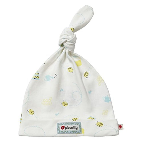 Piccalilly Organic Cotton Honey Bee Knot Hat