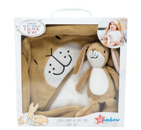 Guess How Much I Love You Hooded Blanket Toy Gift Set