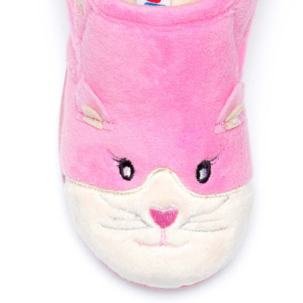 Chipmunks Kiki Pink Cat Slippers