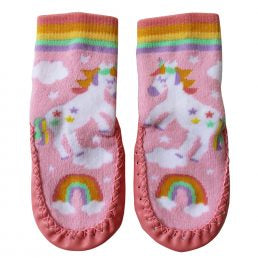Powell Craft Unicorn Moccasin Slippers