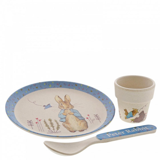 Peter Rabbit Bamboo Egg Cup Set