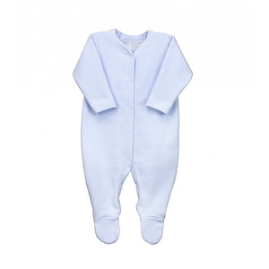 Rapife Ribbed Blue Footed Sleepsuit