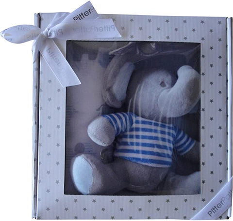 Pitter Patter Ellie Muslin With Cuddly Elephant Gift Set