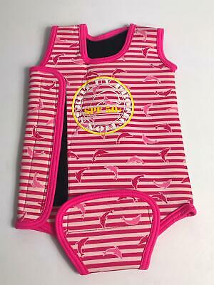 Surfit UV Protection Pink Dolphin Baby Wetsuit