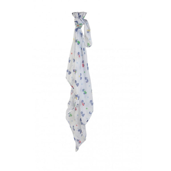 Piccalilly Tractor Muslin Swaddle
