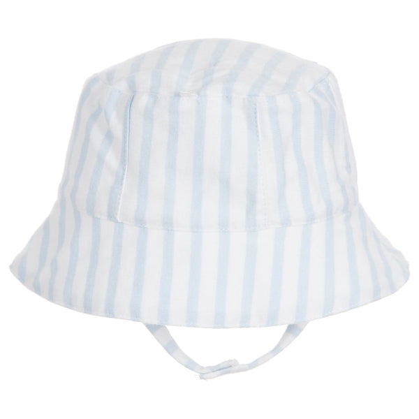 Emile Et Rose Sun Hat Pale Blue And White Stripe