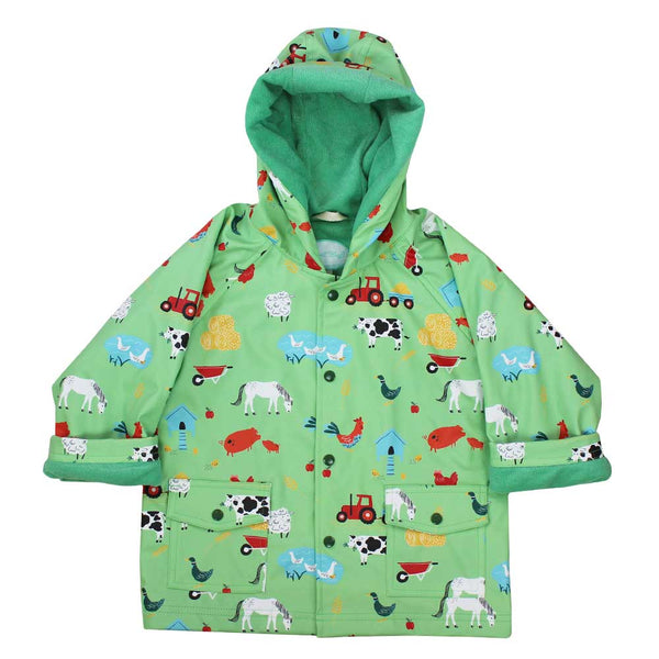 Farm Yard Animals Raincoat