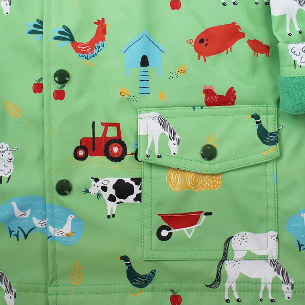 Farm Yard Animals Raincoat