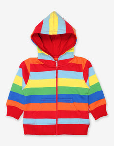 Toby Tiger Organic Multi Stripe Hoodie