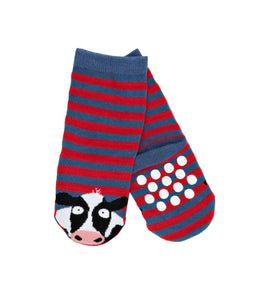 Little Blue House Hatley Red Cow Socks