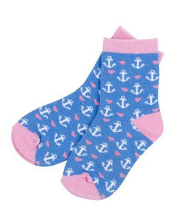 Hatley Hearts & Anchors Socks