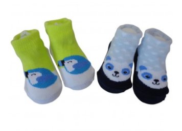 Pitter Patter Cheeky Animals Baby Socks