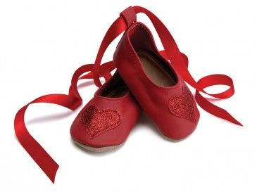 Starchild Ballerina Red Leather Baby Shoes
