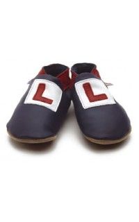 L Plate Leather Baby Shoes