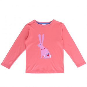 Piccalilly Coral Applique Bunny Top
