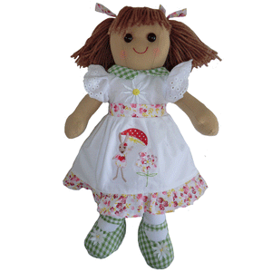 Rabbit Dress Rag Doll