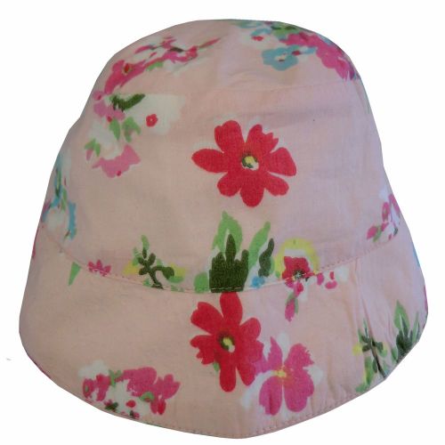 Powell Craft Pink Floral Sun Hat