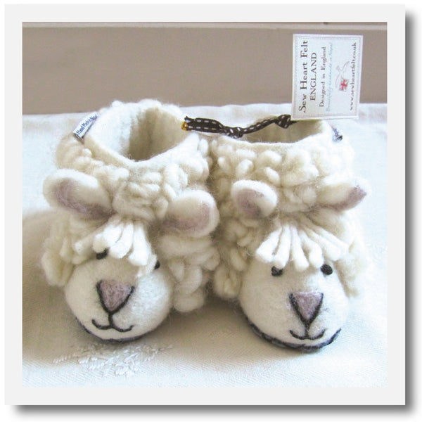 Sew Heart Felt Shirley Sheep Slippers