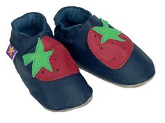 Starchild Strawberry Leather Baby Shoes