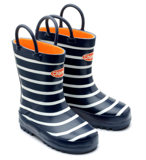 Chipmunks Navy Stripe Children's Wellies