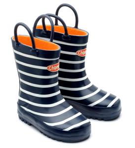Chipmunks Navy Stripe Children s Wellies