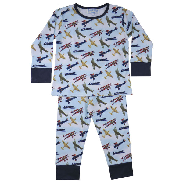 Powell Craft Vintage Aeroplane Pyjamas